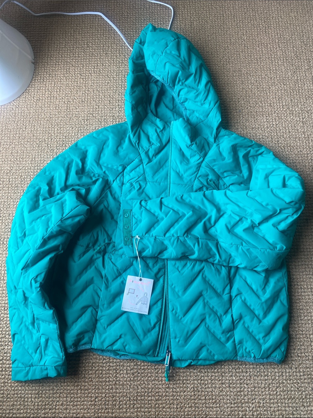 Free People FP movement emerald Gettin Lost Packable Puffer jacket NWT - Picture 13 of 14